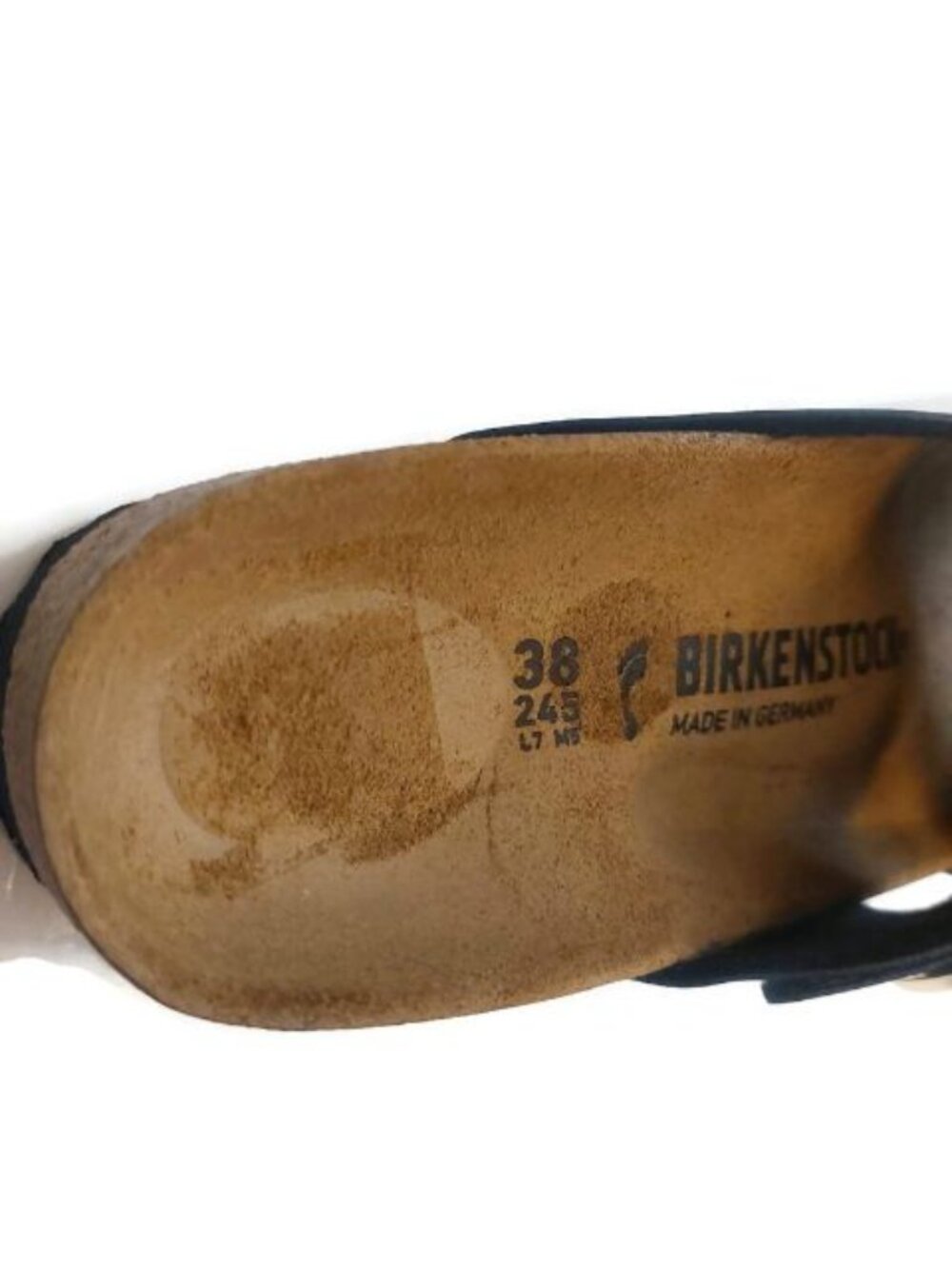 Birkenstock Siena Big Buckle Sandals Womens Size 7 Black Patent EU 38 Narrow - Picture 2 of 10